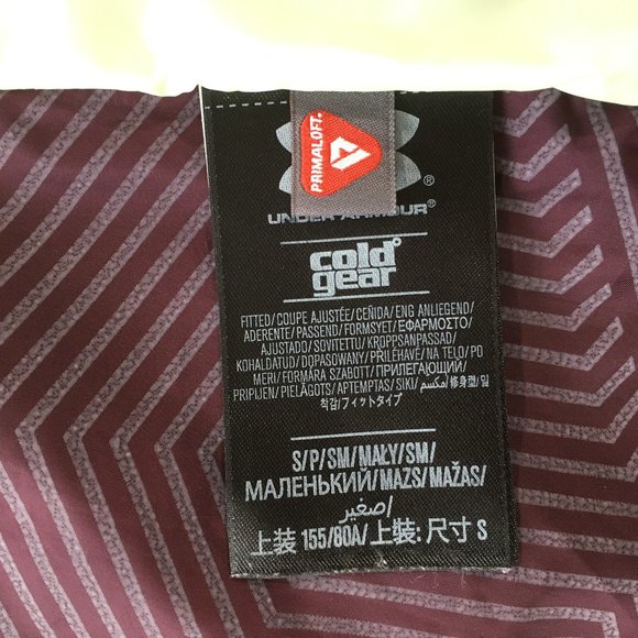 UNDER ARMOUR Purple Cold Gear Infrared H Storm Zip Pocket Lightweight Jacket - Picture 4 of 14